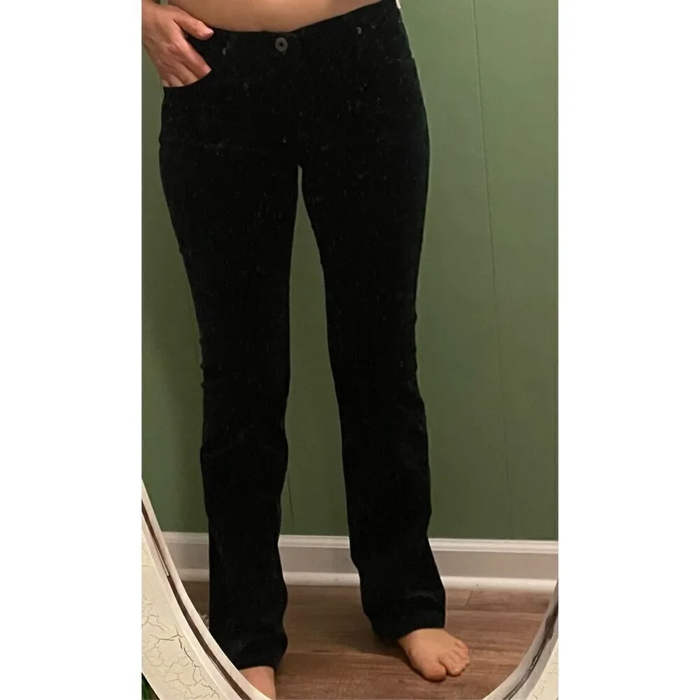 Anthropologie Ag Adriano Goldschmied  Velvet Black Women’s   Jeans  Size 29R